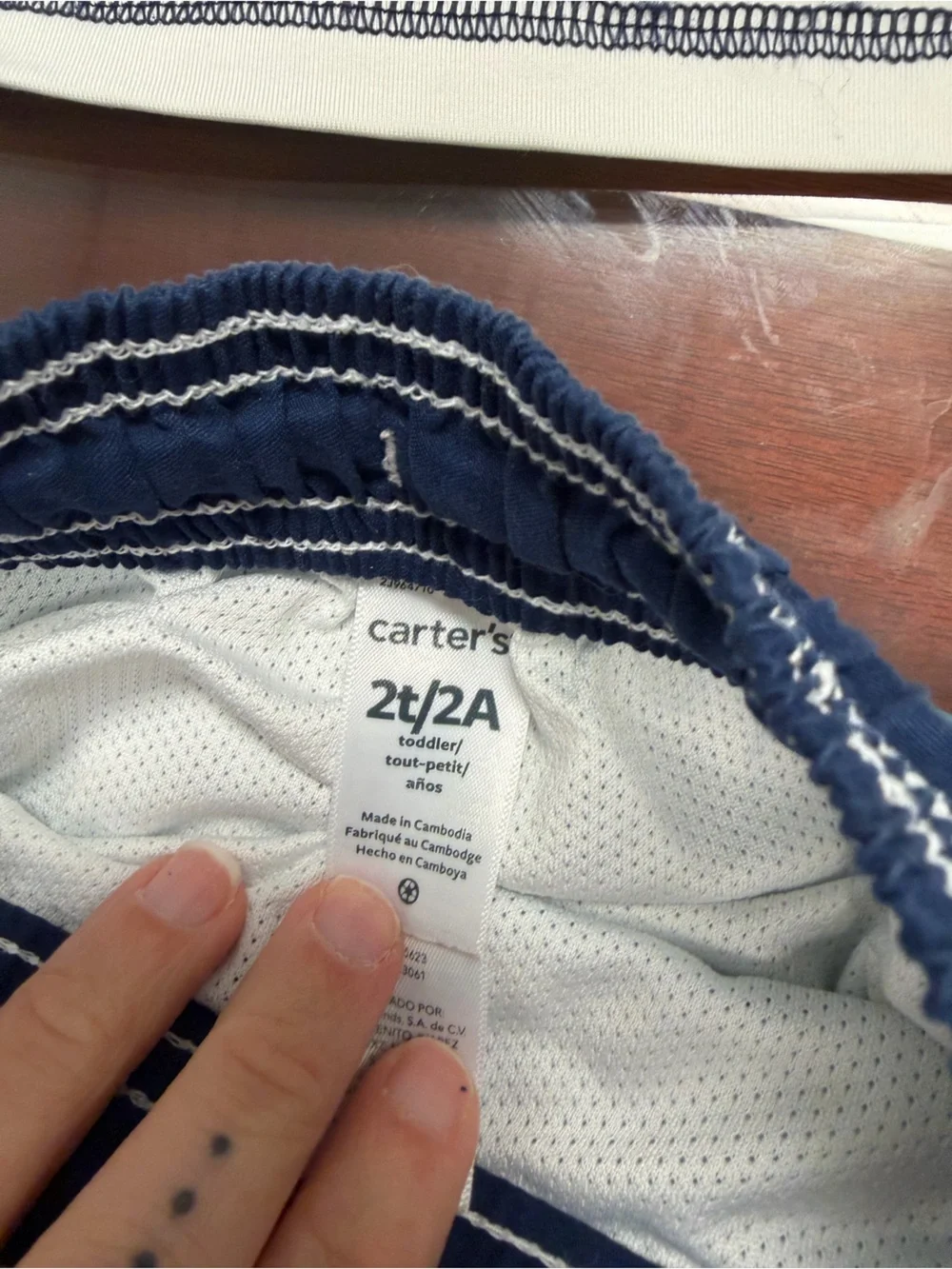 Carter's Navy, Teal & White Boys' Swim Set with Ocean Creature Graphic